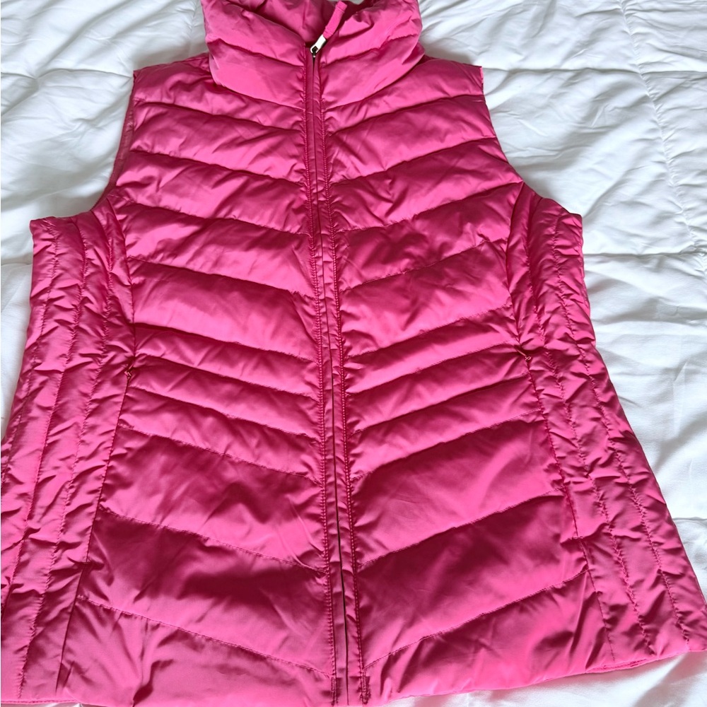 Talbots down filled  Pink  Vest